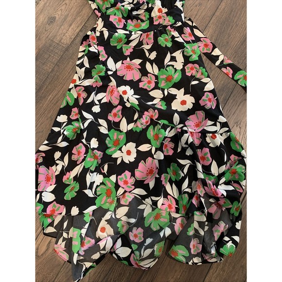 Women's Who What Wear Floral Print Sleeveless Dress, X-Small, NEW, 1020 - Picture 5 of 5